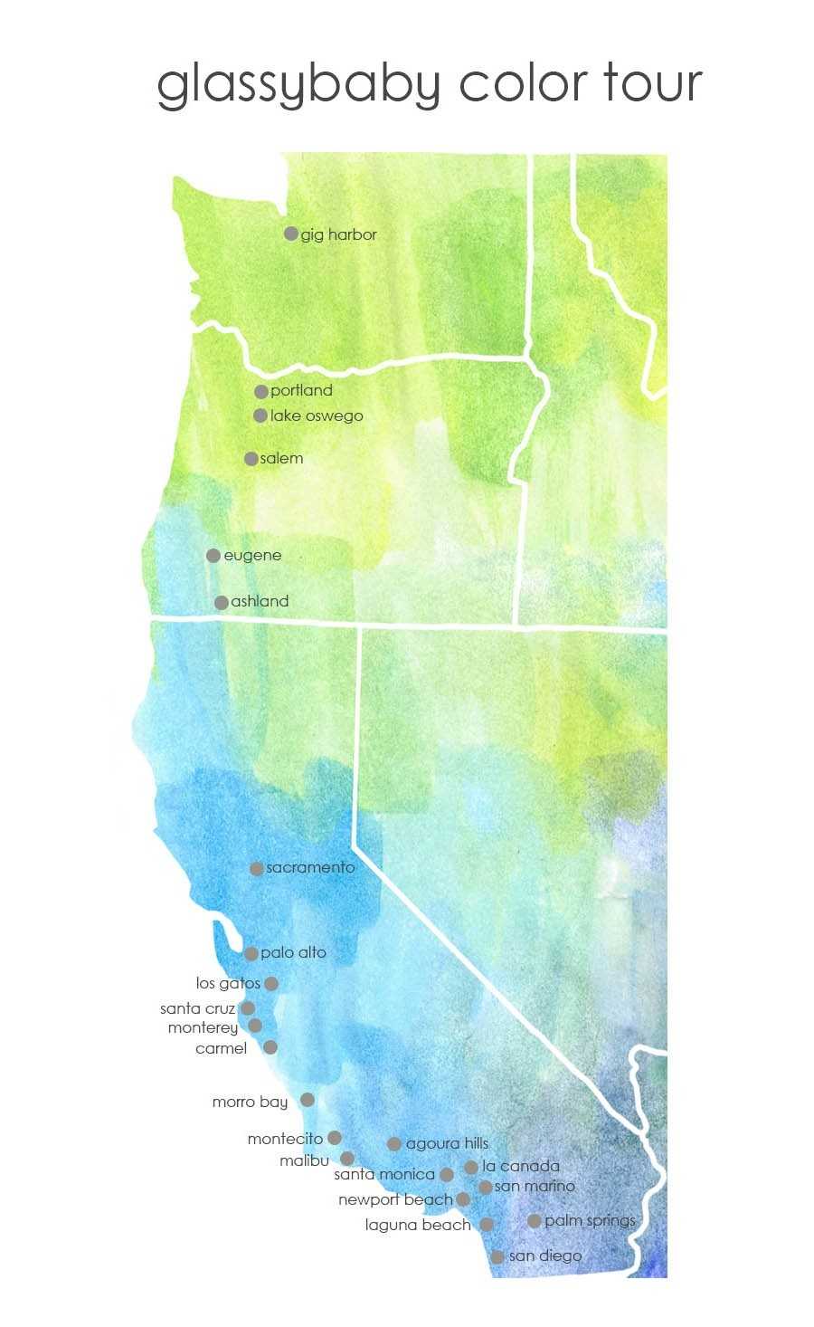 color tour map