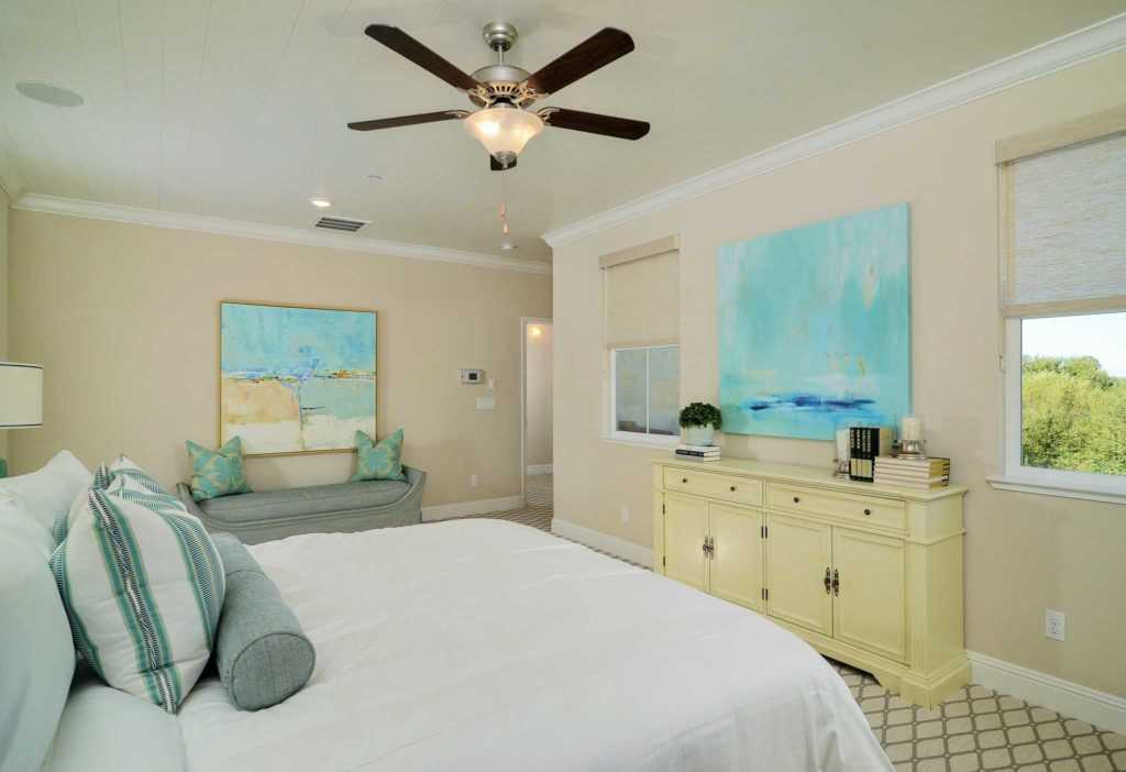 bright and breezy master bedroom
