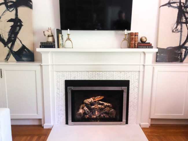Mendota Hearth-Kerrie Kelly Fireplace Install-After